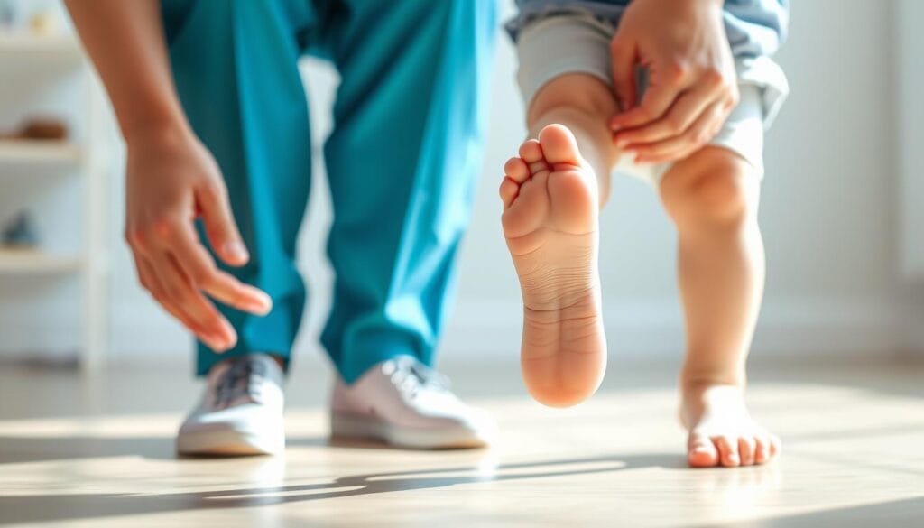 fizjoterapia pomoc w chodu na palcach fizjoterapia pomoc w chodu na palcach