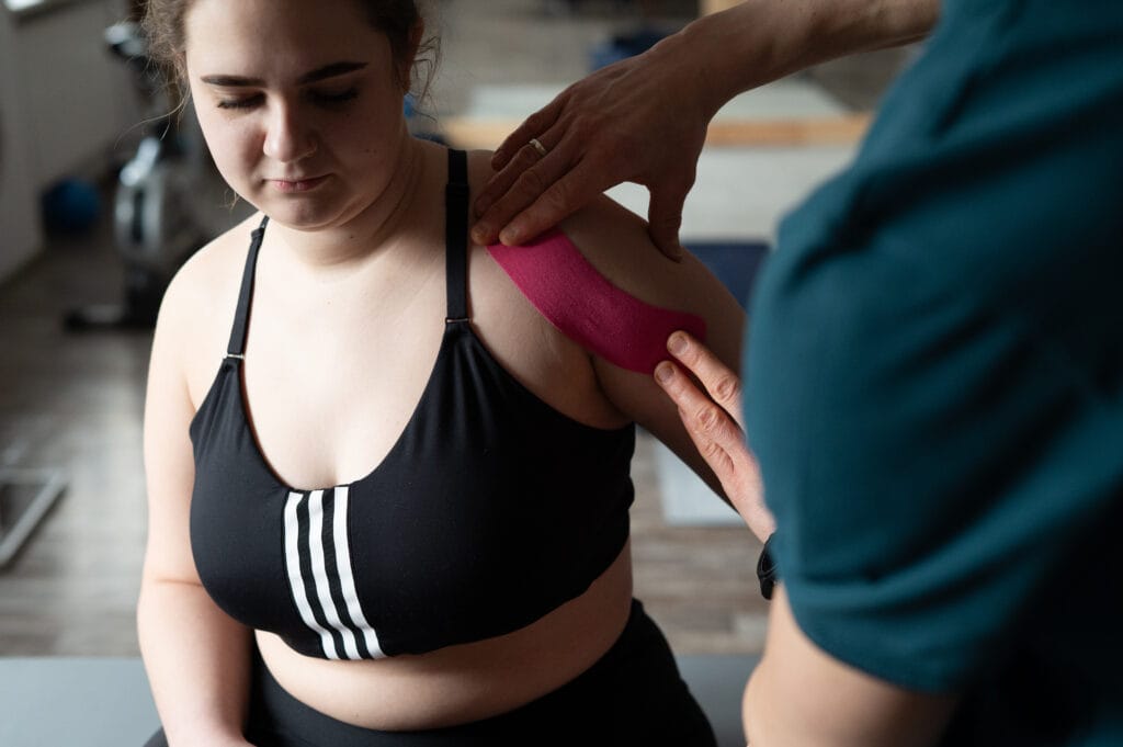 Kinesiotaping - bark zamrożóny