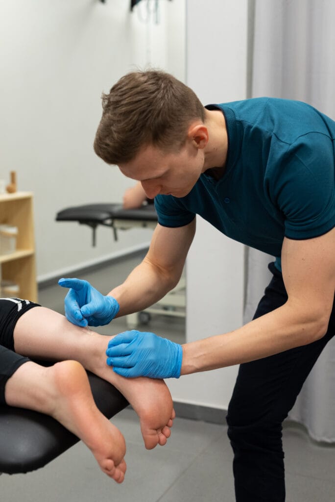Rehabilitacja pod skręceniu kostki