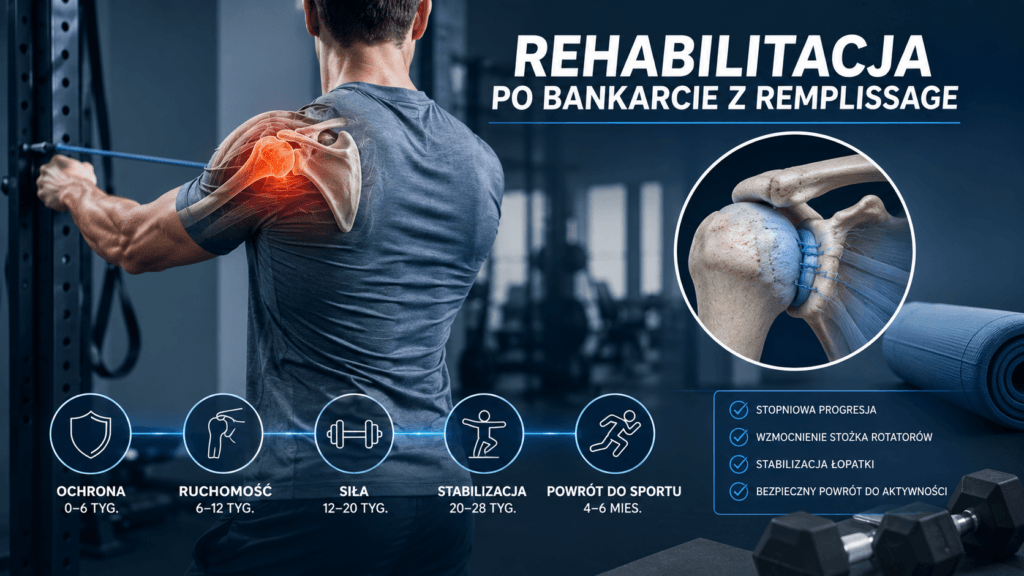 Remplissage barku – rehabilitacja po operacji i powrót do sprawności