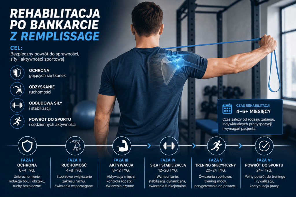 Remplissage barku – rehabilitacja po operacji i powrót do sprawności