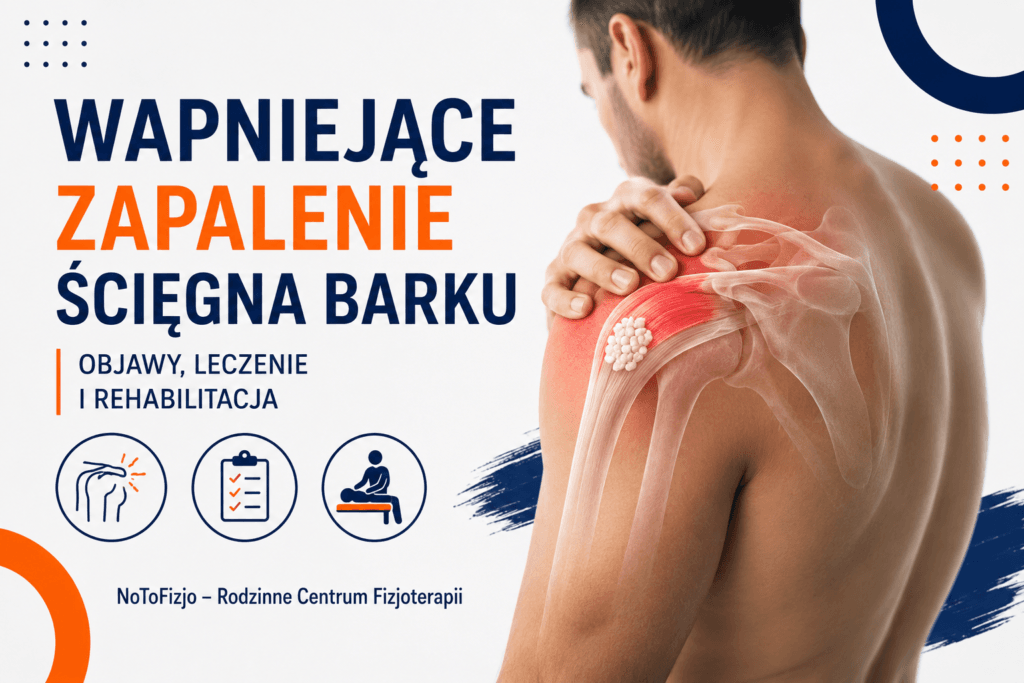 Wapniejące zapalenie ścięgna barku – objawy, diagnostyka, leczenie i rehabilitacja.