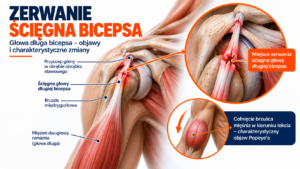 Read more about the article Zerwanie ścięgna bicepsa – objawy, leczenie i rehabilitacja | Zabrze i Bytom