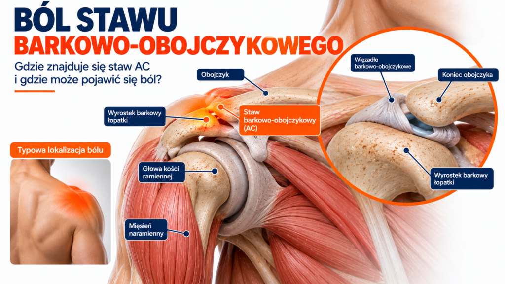 Staw barkowo-obojczykowy – anatomia i lokalizacja bólu na górze barku