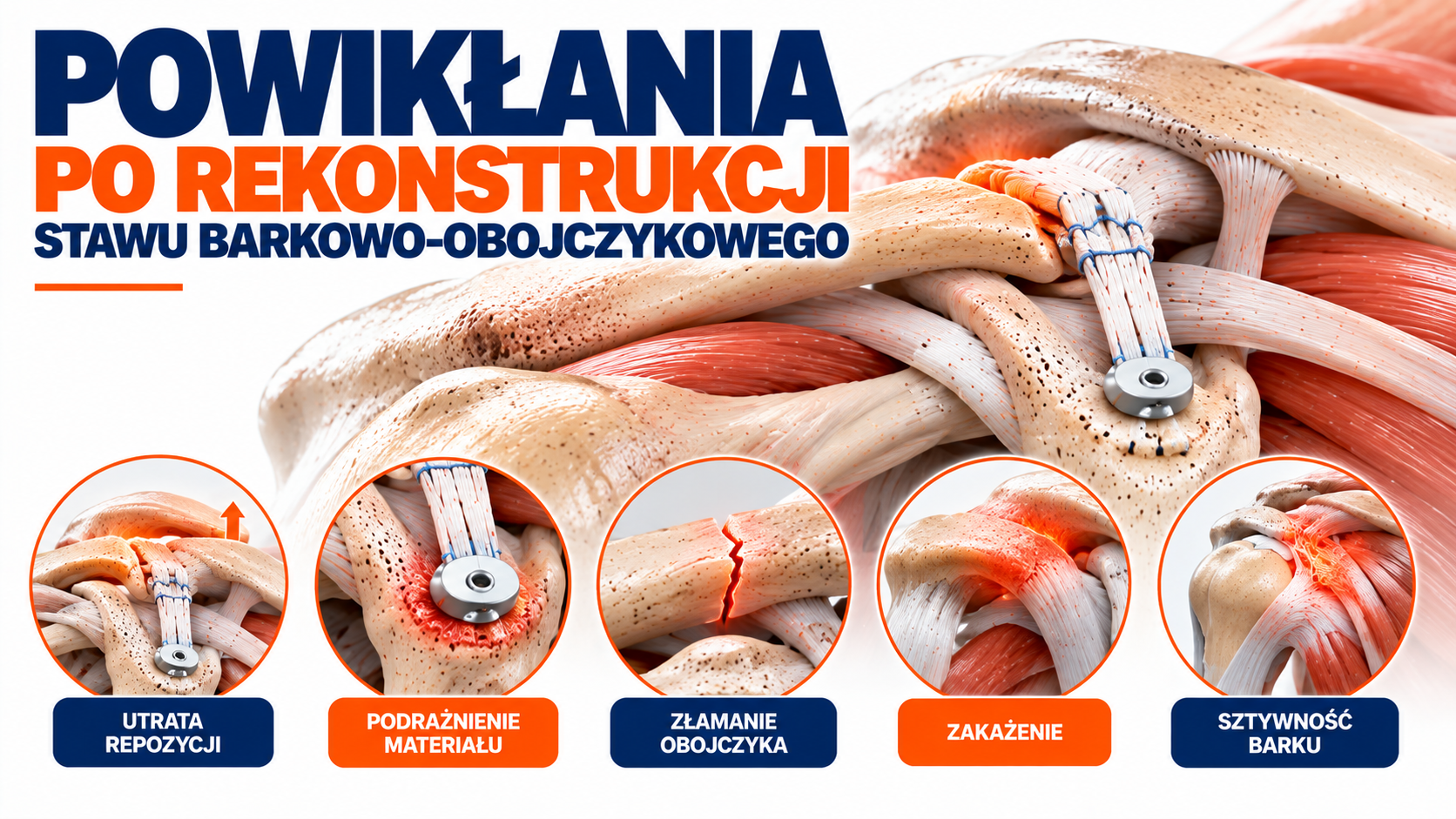 You are currently viewing Powikłania po rekonstrukcji stawu barkowo-obojczykowego – objawy, przyczyny i dalsze leczenie