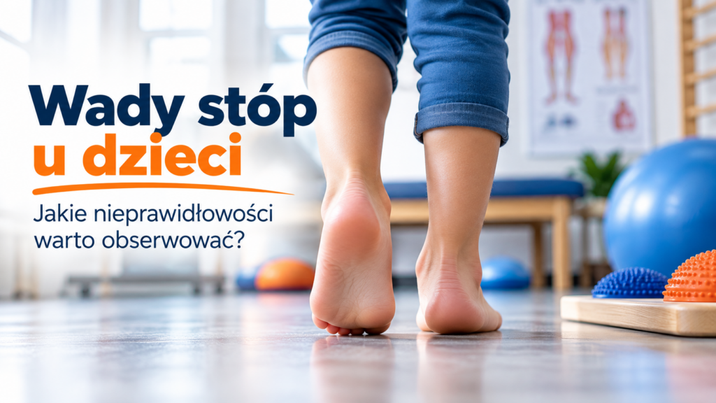 Stopy dziecka podczas chodzenia – wady stóp u dzieci i obserwacja ustawienia kończyn dolnych.