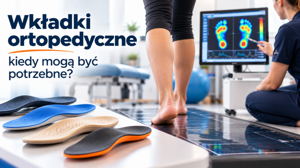 Dobór wkładek ortopedycznych na podstawie badania stóp i analizy obciążenia